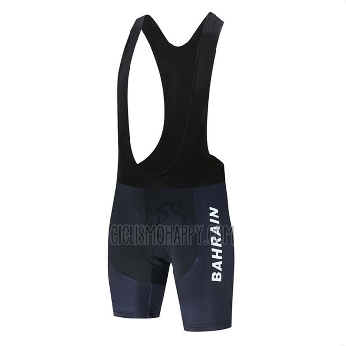 Bahrain Cycling Jersey Bib Short 2020 Short Sleeve Orange Black